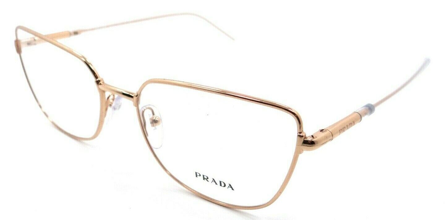 Prada Eyeglasses Frames PR 59YV SVF-1O1 55-17-145 Pink Gold Made in Italy-8056597515290-classypw.com-1