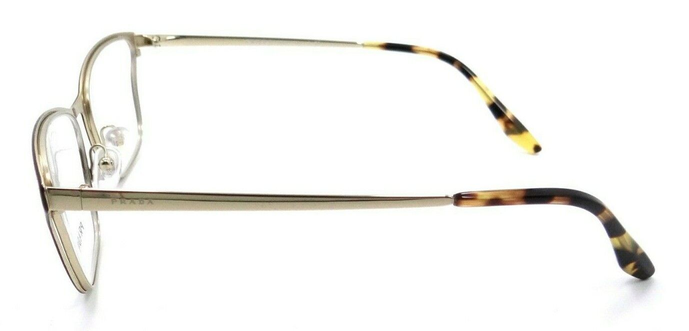 Prada Eyeglasses Frames PR 60XV 552-1O1 55-16-145 Top Bordeaux / Pale Gold Italy-8056597137737-classypw.com-3