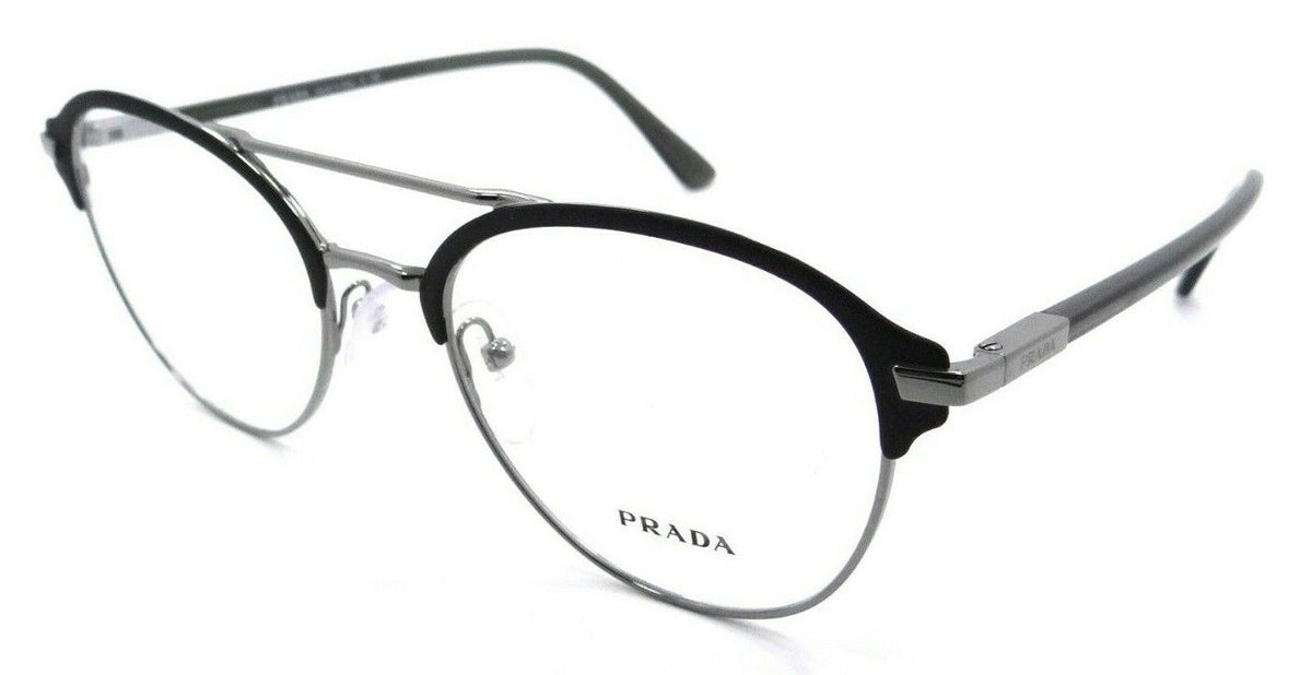 Prada Eyeglasses Frames PR 61WV 02G-1O1 51-20-145 Matte Black / Gunmetal Italy-8056597380126-classypw.com-1