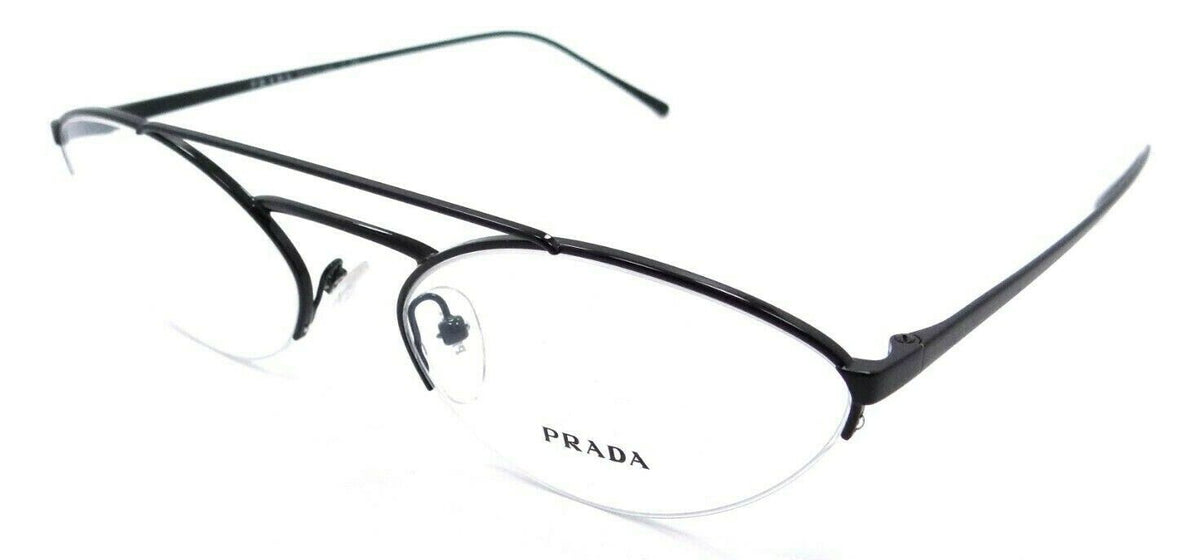Prada Eyeglasses Frames PR 62VV 1AB-1O1 57-19-140 Shiny Black Made in Italy-8056597038232-classypw.com-1