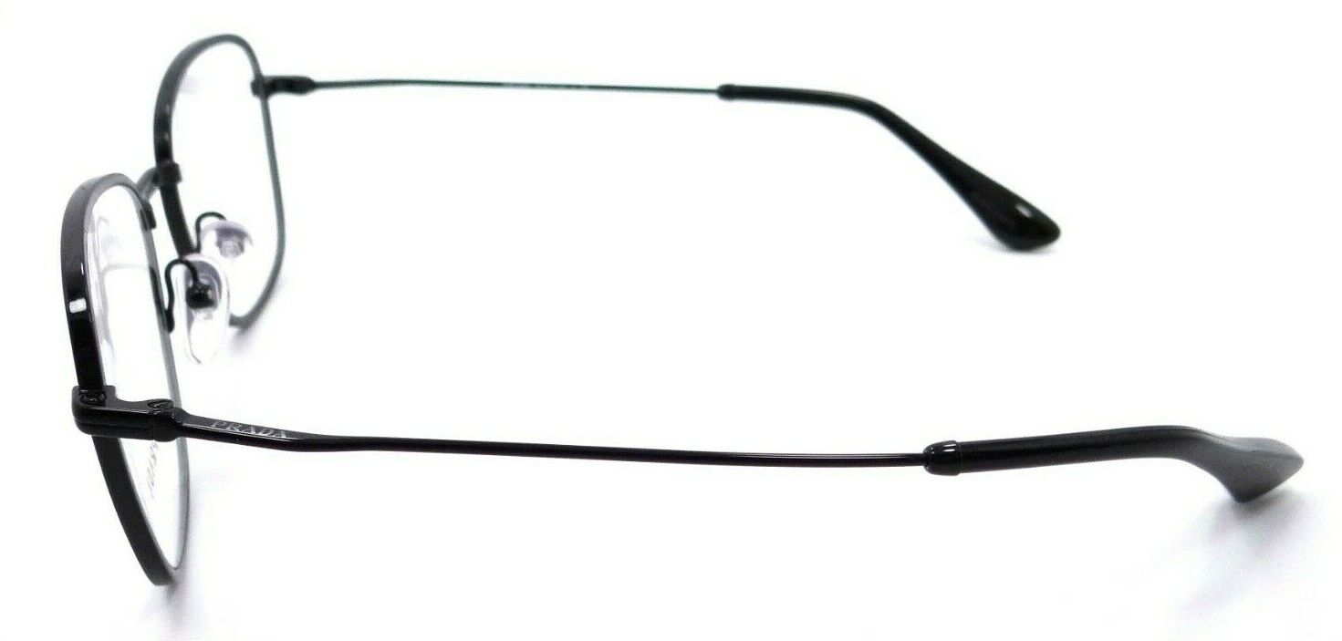 Prada Eyeglasses Frames PR 64XV 1AB-1O1 52-19-145 Shiny Black Made in Italy