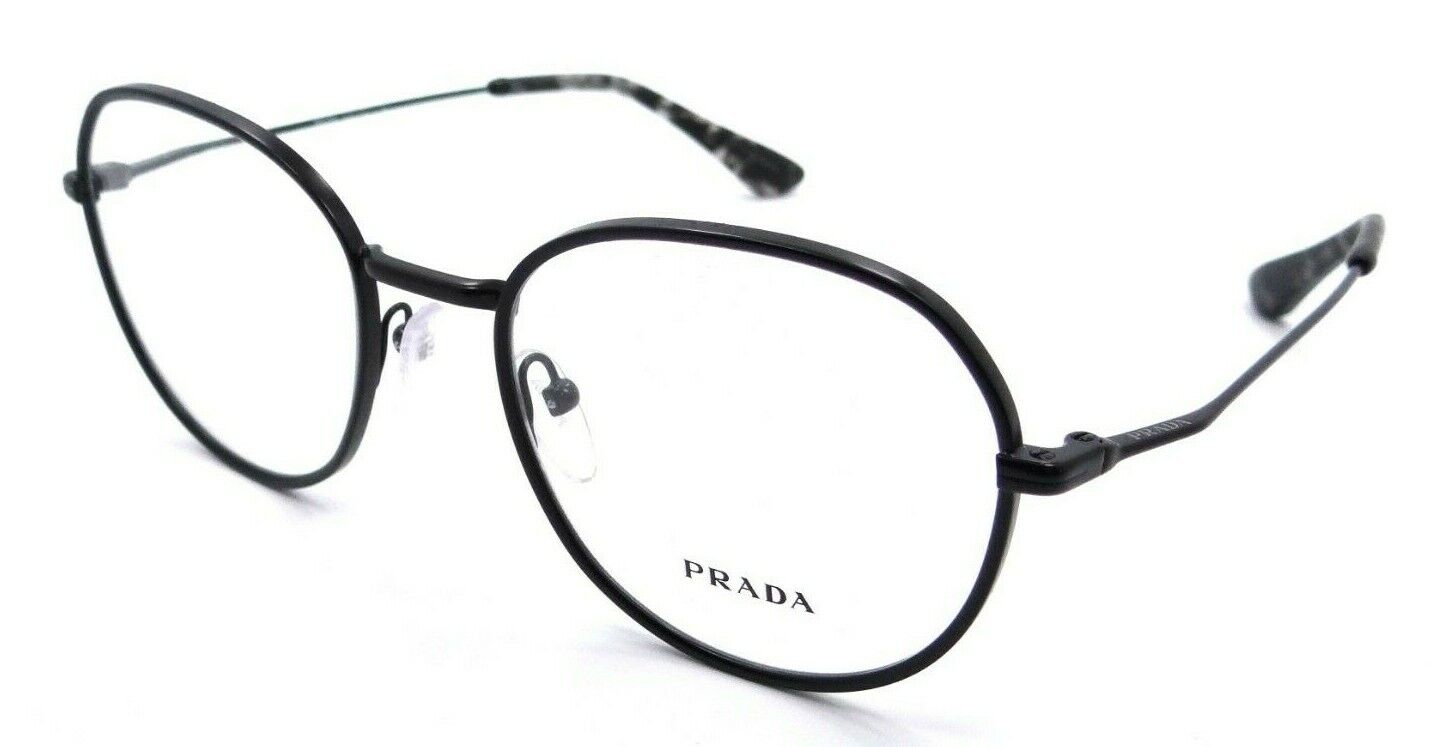 Prada Eyeglasses Frames PR 65WV 1BO-1O1 51-20-145 Matte Black Made in Italy-8056597440677-classypw.com-1