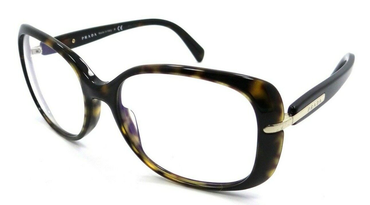 Prada Sunglasses PR 08OS 2AU-09H 57-17-130 Dark Havana / Blue Light Filter Italy-8056597387811-classypw.com-1
