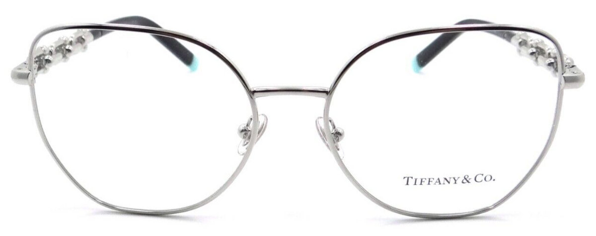 Tiffany &amp; Co Eyeglasses Frames TF 1147 6001 55-17-140 Silver Made in Italy-8056597750684-classypw.com-2