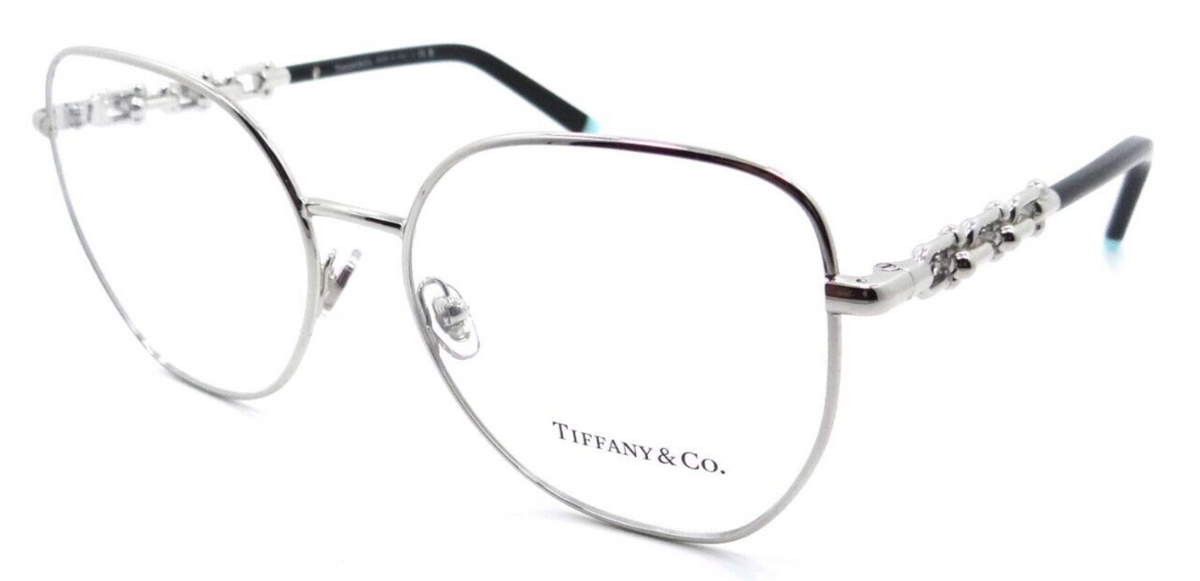 Tiffany &amp; Co Eyeglasses Frames TF 1147 6001 57-17-145 Silver Made in Italy-8056597750677-classypw.com-1