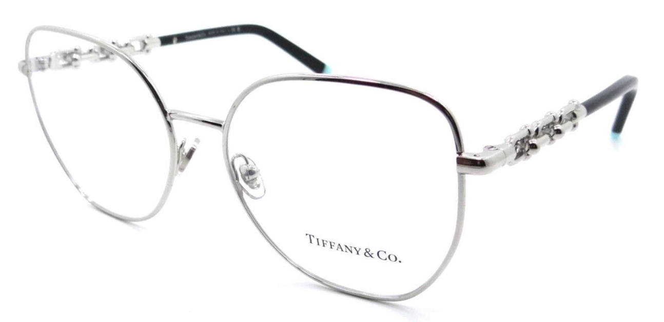 Tiffany & Co Eyeglasses Frames TF 1147 6001 57-17-145 Silver Made in Italy-8056597750677-classypw.com-1