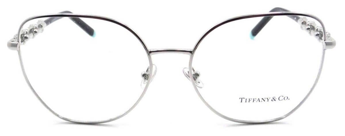 Tiffany &amp; Co Eyeglasses Frames TF 1147 6001 57-17-145 Silver Made in Italy-8056597750677-classypw.com-2
