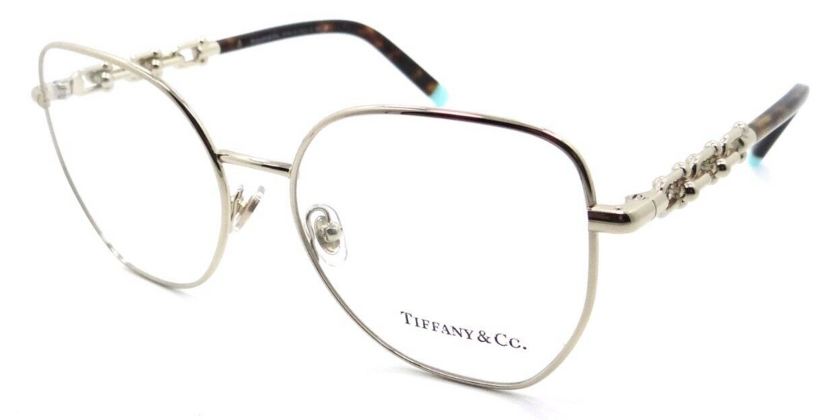 Tiffany &amp; Co Eyeglasses Frames TF 1147 6021 55-17-140 Pale Gold Made in Italy-8056597750707-classypw.com-1