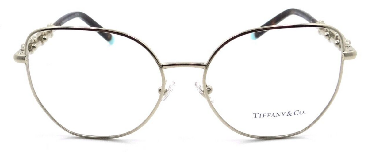 Tiffany &amp; Co Eyeglasses Frames TF 1147 6021 57-17-145 Pale Gold Made in Italy-8056597750691-classypw.com-2