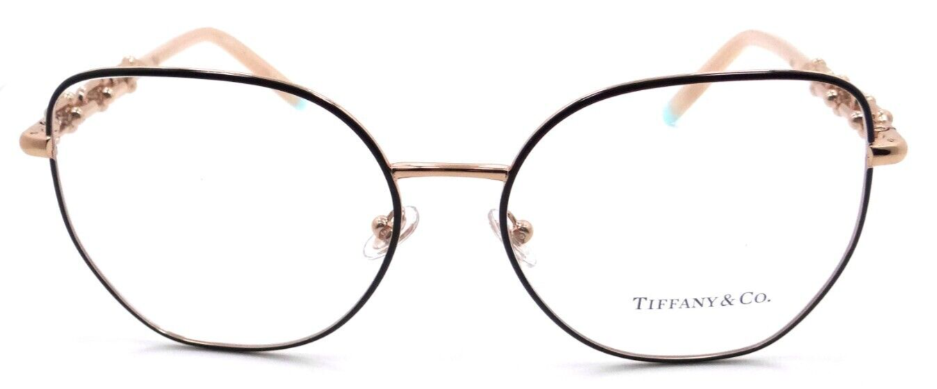 Tiffany & Co Eyeglasses Frames TF 1147 6162 57-17-145 Black on Rubedo Italy