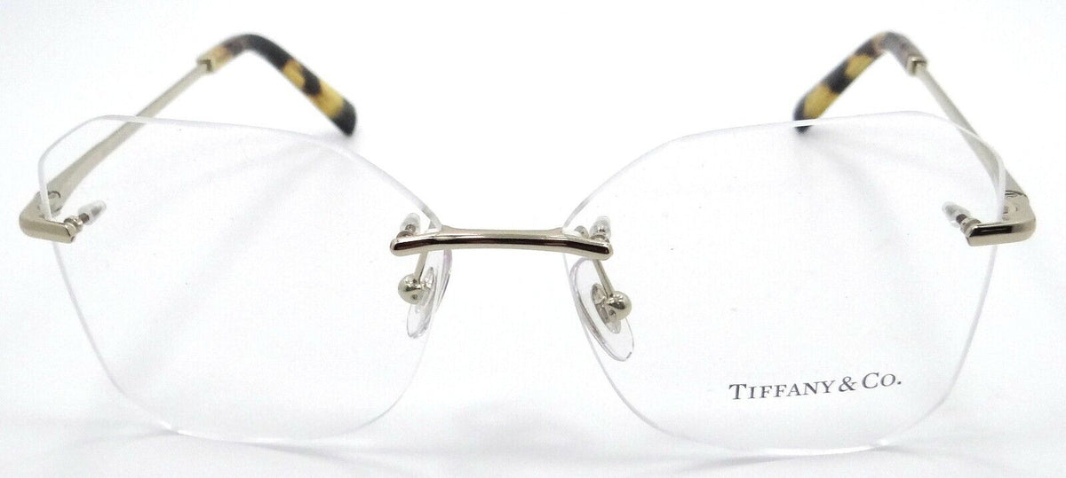 Tiffany &amp; Co Eyeglasses Frames TF 1150 6154 55-15-140 Pale Gold Made in Italy-8056597807272-classypw.com-2