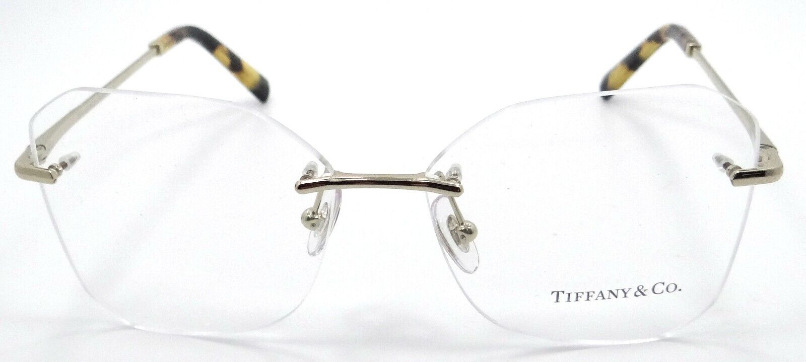 Tiffany & Co Eyeglasses Frames TF 1150 6154 55-15-140 Pale Gold Made in Italy-8056597807272-classypw.com-2