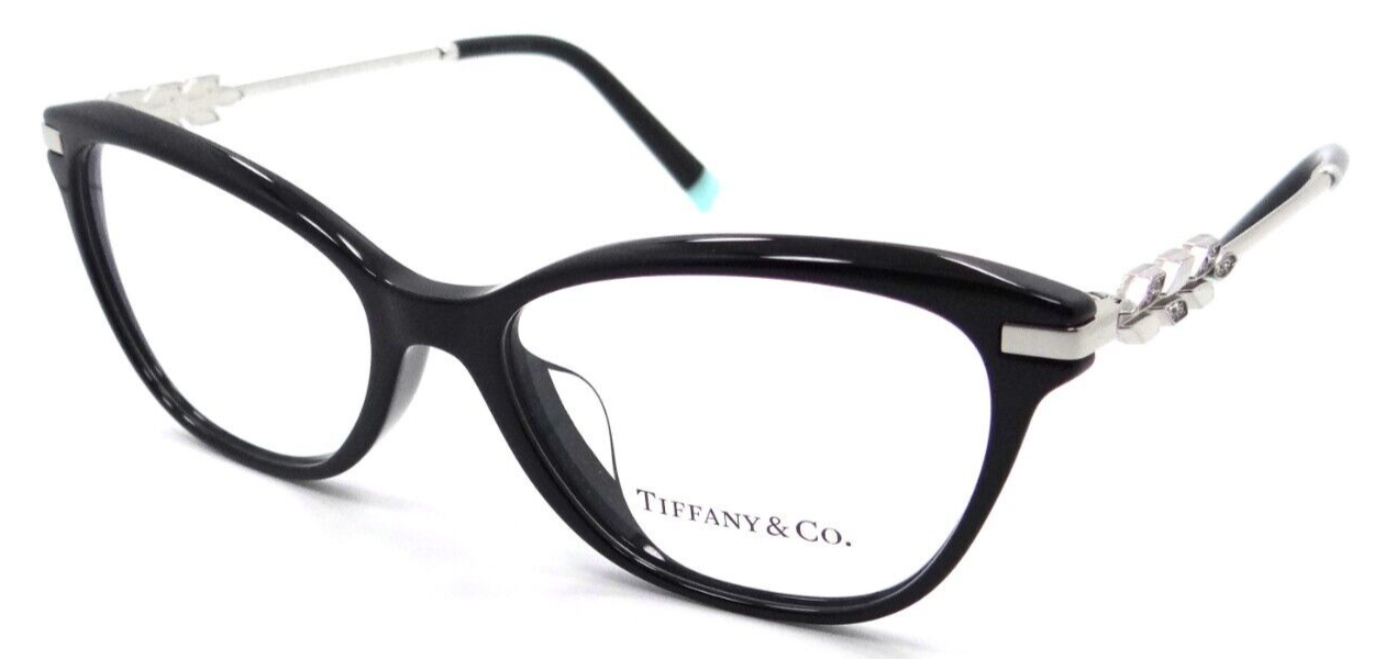 Tiffany & Co Eyeglasses Frames TF 2219BF 8001 52-16-140 Black Made in Italy-8056597602891-classypw.com-1