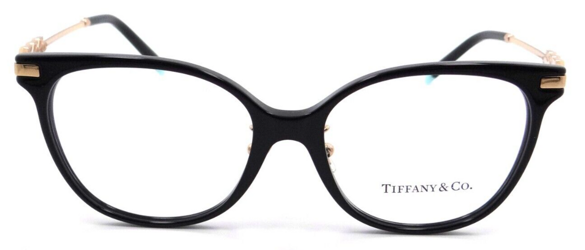 Tiffany &amp; Co Eyeglasses Frames TF 2220BF 8001 52-16-140 Black / Rubedo Italy-8056597603089-classypw.com-2