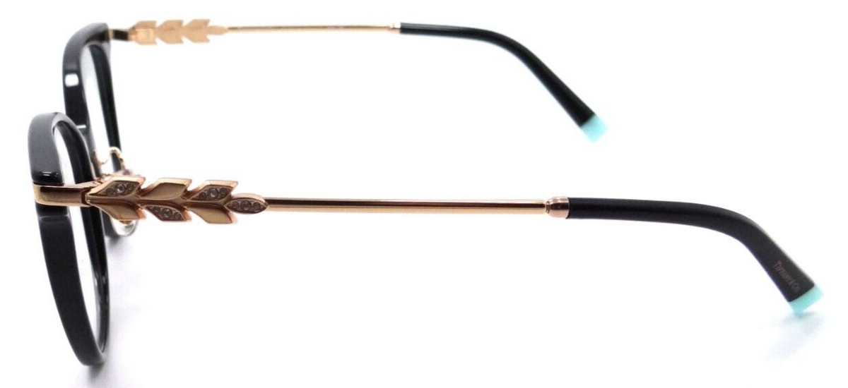 Tiffany &amp; Co Eyeglasses Frames TF 2220BF 8001 52-16-140 Black / Rubedo Italy-8056597603089-classypw.com-3