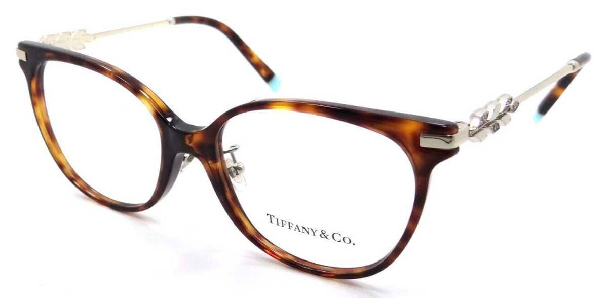 Tiffany &amp; Co Eyeglasses Frames TF 2220BF 8002 52-16-140 Havana Made in Italy-8056597603096-classypw.com-1