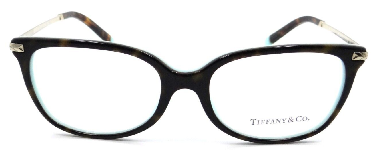 Tiffany & Co Eyeglasses Frames TF 2221 8134 52-16-140 Havana on Blue Italy-8056597600538-classypw.com-1