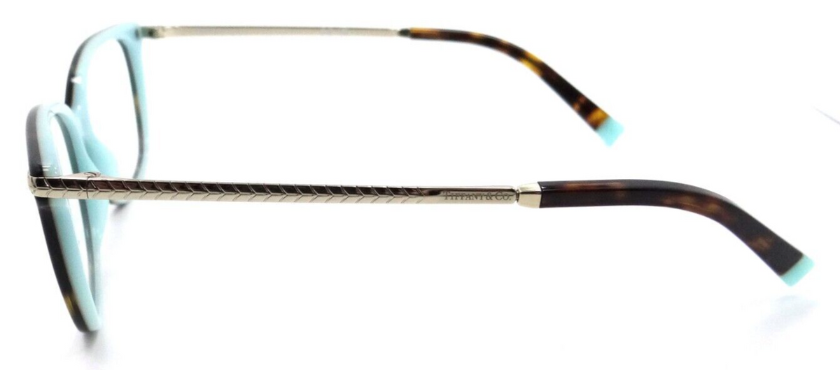 Tiffany &amp; Co Eyeglasses Frames TF 2221 8134 52-16-140 Havana on Blue Italy-8056597600538-classypw.com-3