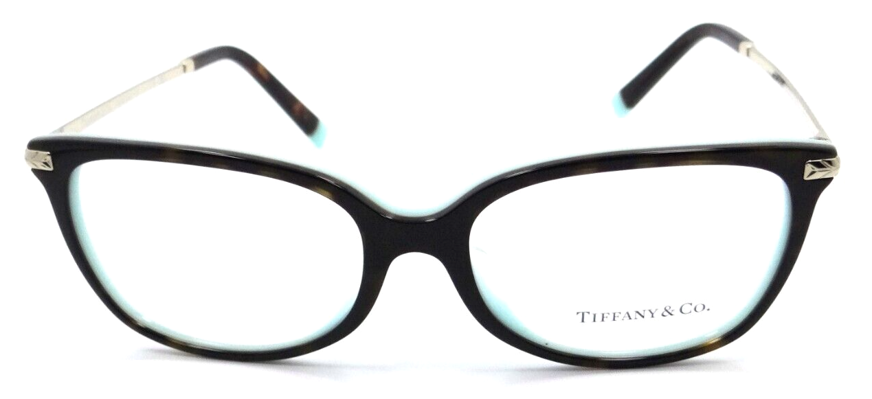 Tiffany & Co Eyeglasses Frames TF 2221F 8134 54-16-140 Havana on Blue Italy-8056597600897-classypw.com-1