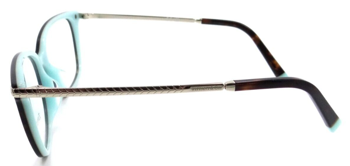 Tiffany &amp; Co Eyeglasses Frames TF 2221F 8134 54-16-140 Havana on Blue Italy-8056597600897-classypw.com-3