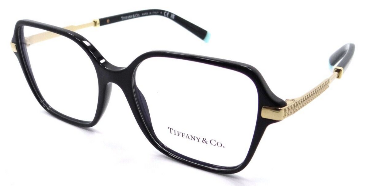 Tiffany &amp; Co Eyeglasses Frames TF 2222 8001 52-16-145 Black Made in Italy-8056597600019-classypw.com-1