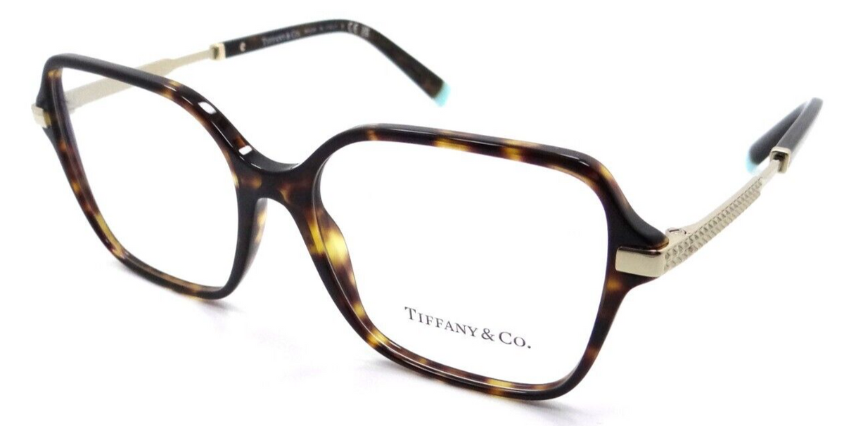 Tiffany &amp; Co Eyeglasses Frames TF 2222 8015 54-16-145 Havana Made in Italy-8056597600040-classypw.com-1