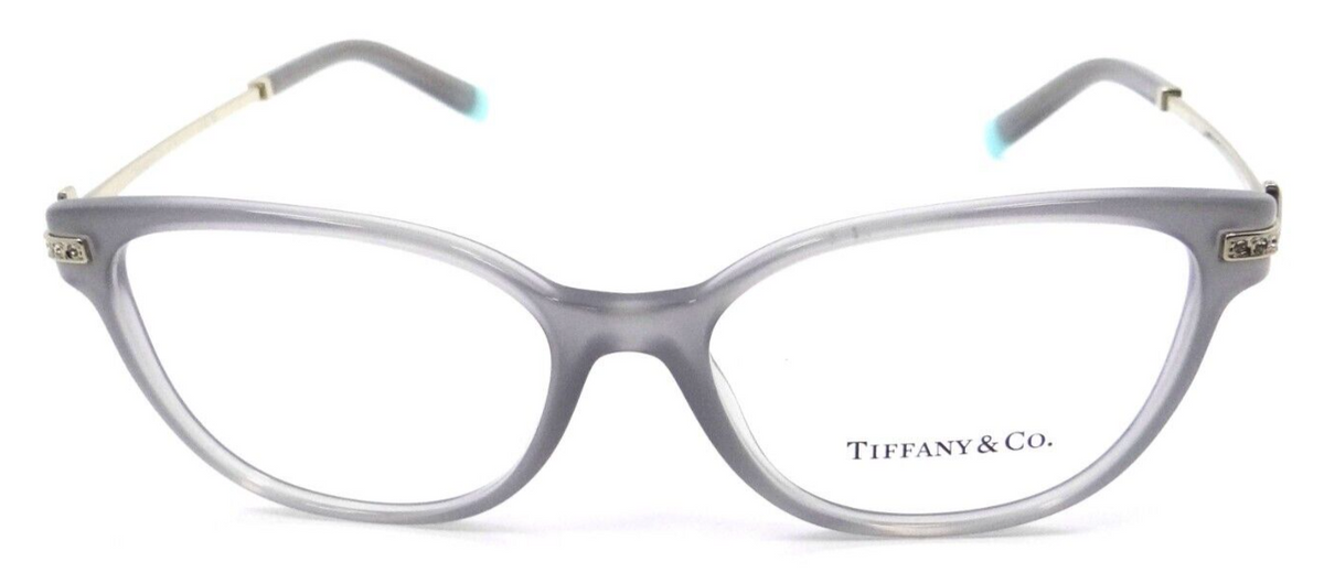 Tiffany &amp; Co Eyeglasses Frames TF 2223B 8257 54-16-140 Opal Grey Made in Italy-8056597667128-classypw.com-2