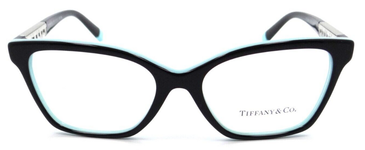 Tiffany &amp; Co Eyeglasses Frames TF 2228 8055 52-16-140 Black on Blue Italy-8056597750981-classypw.com-2