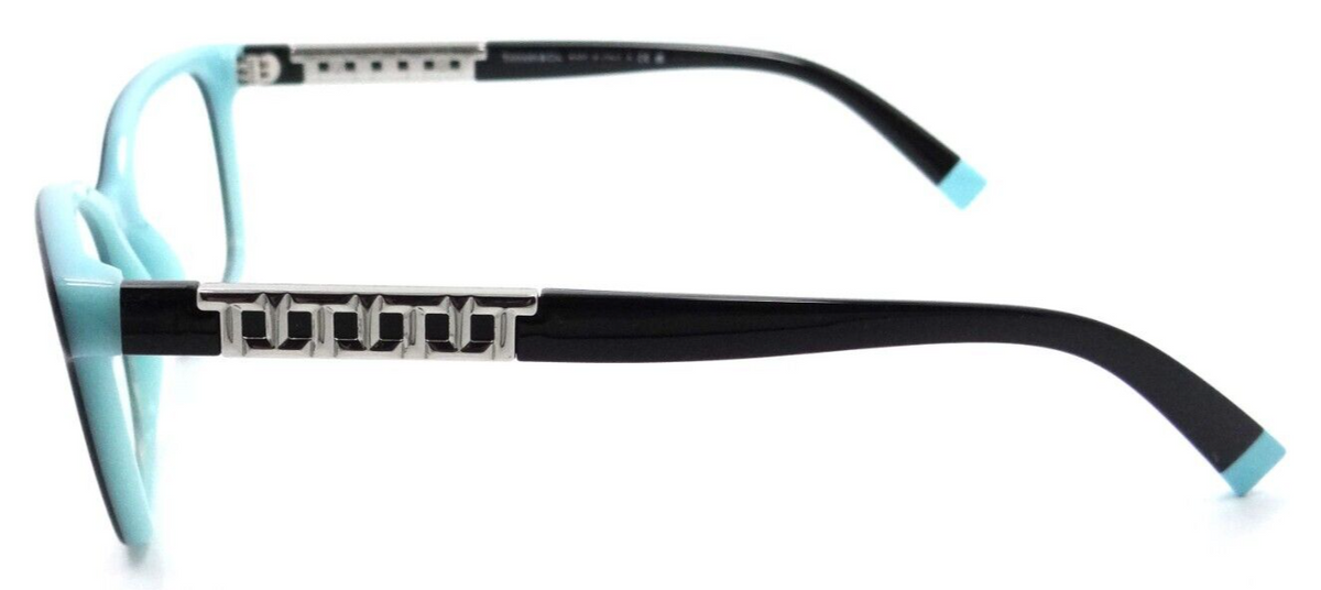 Tiffany &amp; Co Eyeglasses Frames TF 2228 8055 52-16-140 Black on Blue Italy-8056597750981-classypw.com-3