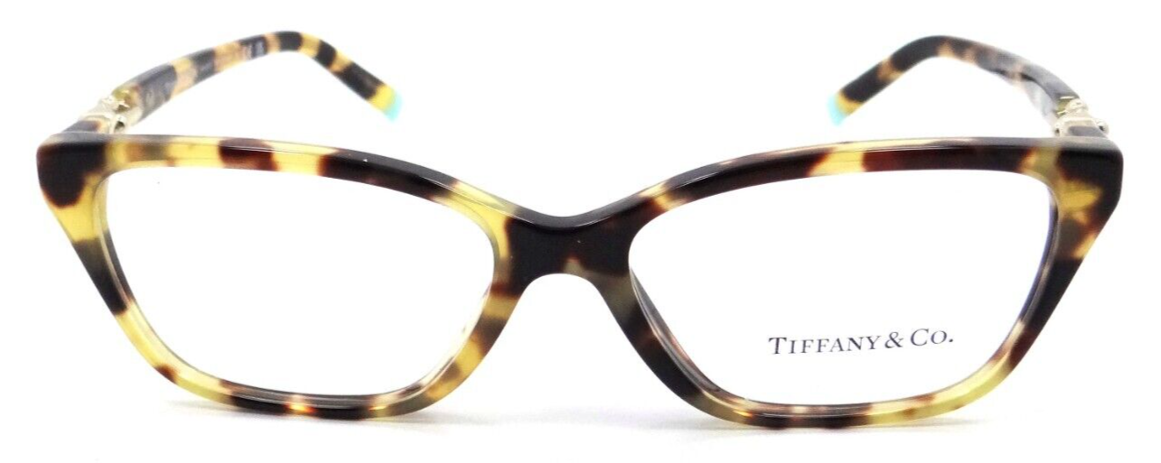 Tiffany & Co Eyeglasses Frames TF 2229 8064 53-15-140 Yellow Havana Italy