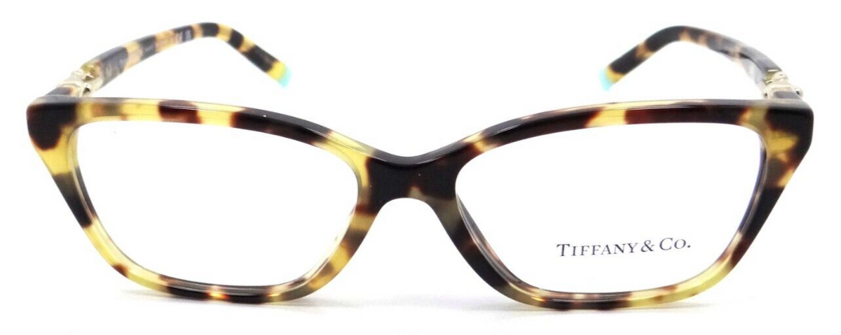 Tiffany &amp; Co Eyeglasses Frames TF 2229 8064 53-15-140 Yellow Havana Italy-8056597751124-classypw.com-2