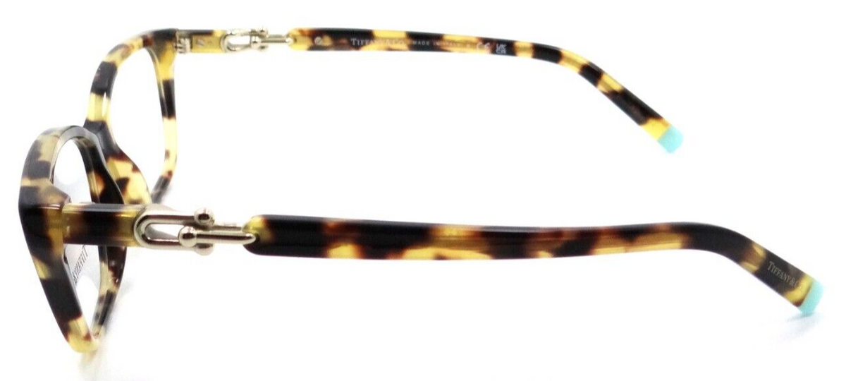 Tiffany &amp; Co Eyeglasses Frames TF 2229 8064 53-15-140 Yellow Havana Italy-8056597751124-classypw.com-3