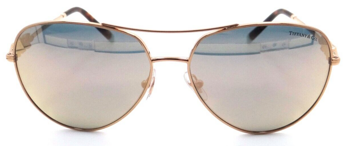 Tiffany &amp; Co Sunglasses TF 3083B 61574Z 59-15-140 Rubedo / Grey Mirror Rose Gold-8056597600279-classypw.com-2