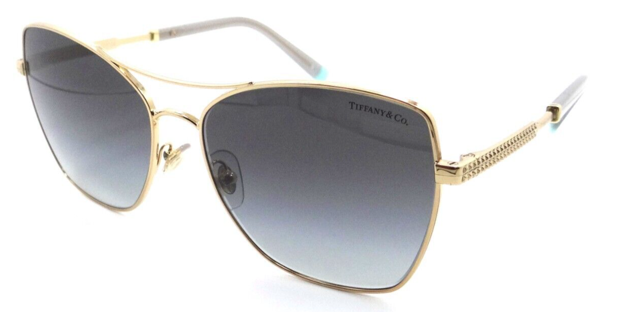 Tiffany & Co Sunglasses TF 3084 60023C 59-16-145 Gold / Grey Gradient Italy-8056597603461-classypw.com-1