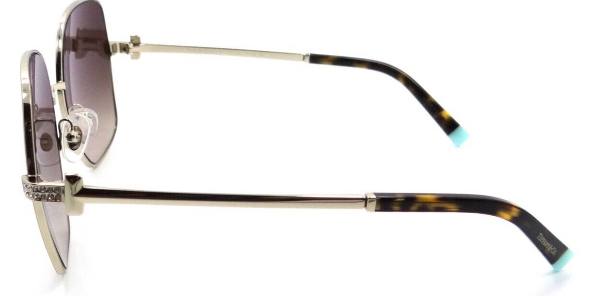 Tiffany &amp; Co Sunglasses TF 3085B 60213B 59-16-140 Pale Gold / Brown Gradient-8056597667173-classypw.com-3