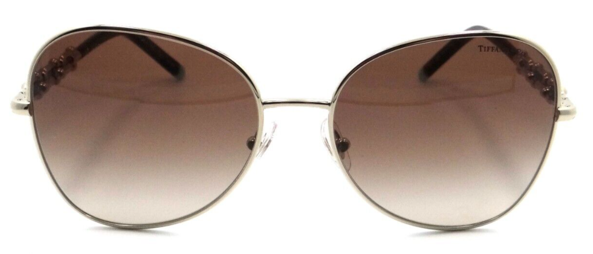 Tiffany & Co Sunglasses TF 3086 60213B 57-17-140 Pale Gold / Brown Gradient-8056597751872-classypw.com-2