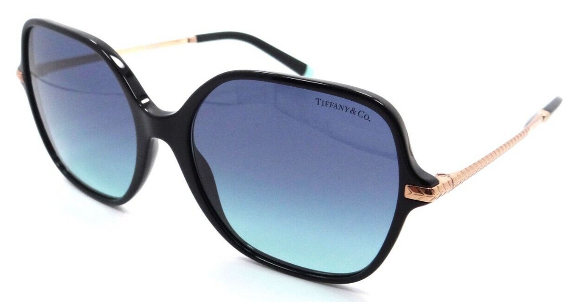 Tiffany &amp; Co Sunglasses TF 4191 80019S 57-17-140 Black / Azure Gradient Italy-8056597600415-classypw.com-1