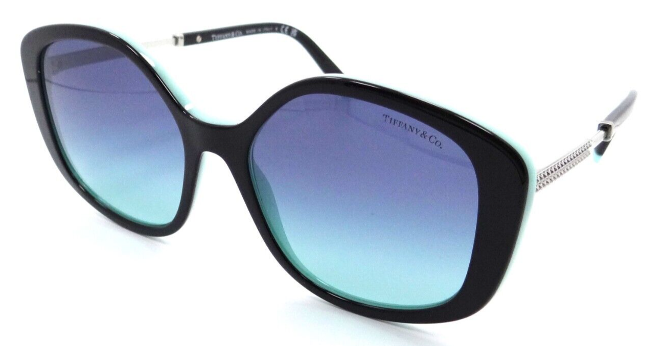 Tiffany & Co Sunglasses TF 4192 80559S4 54-17-145 Black on Blue / Azure Gradient-8056597600255-classypw.com-1