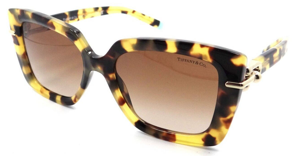 Tiffany &amp; Co Sunglasses TF 4199 80643B 53-18-140 Yellow Havana / Brown Gradient-8056597752732-classypw.com-1
