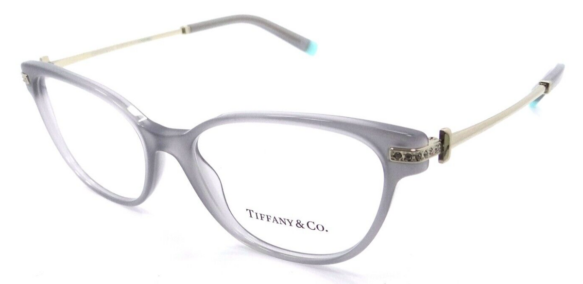 Tiffany and Co Eyeglasses Frames TF 2223B 8257 54-16-140 Opal Grey Made in Italy-8056597667128-classypw.com-1