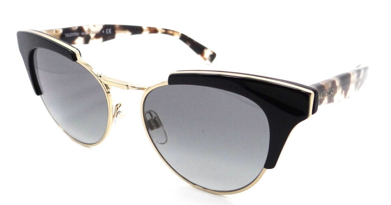 Valentino Sunglasses VA 4026 5001/11 53-17-140 Black - Gold/ Grey Gradient Italy-8053672815306-classypw.com-1