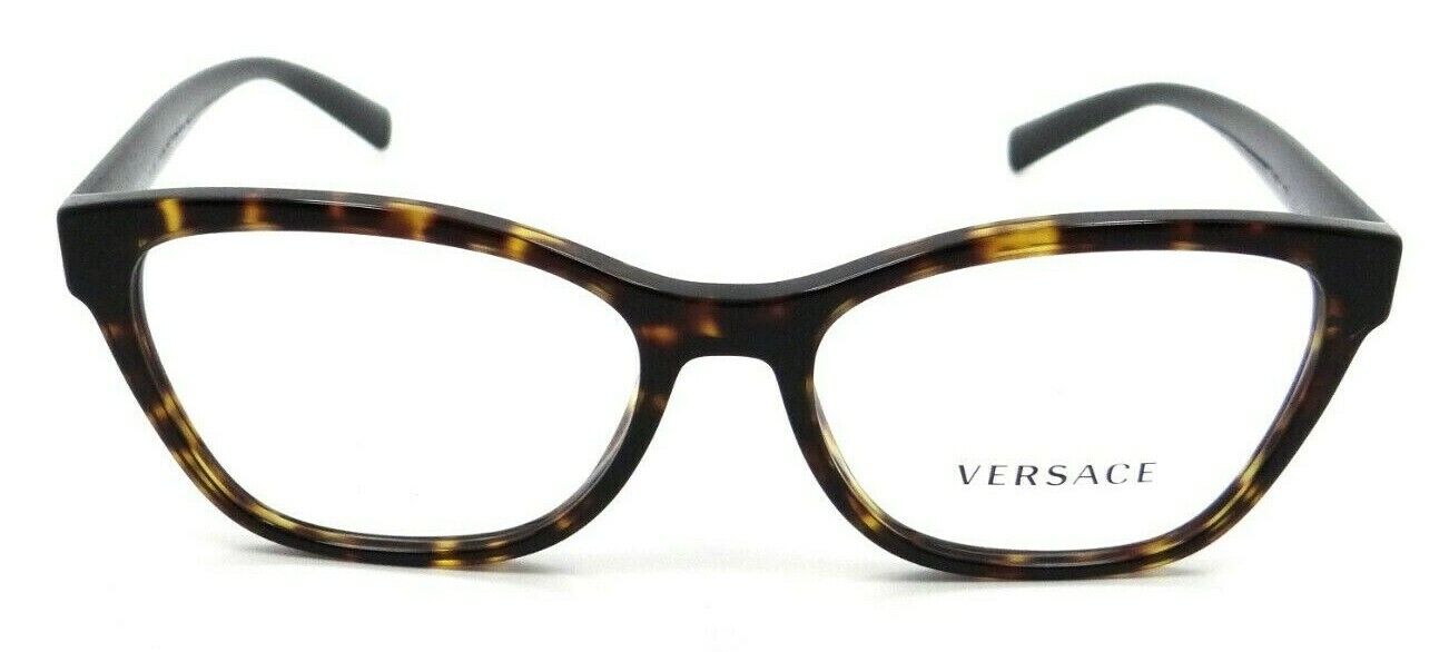 Versace Eyeglasses Frames VE 3265 108 54-16-140 Dark Havana Made in Italy-8053672952568-classypw.com-2