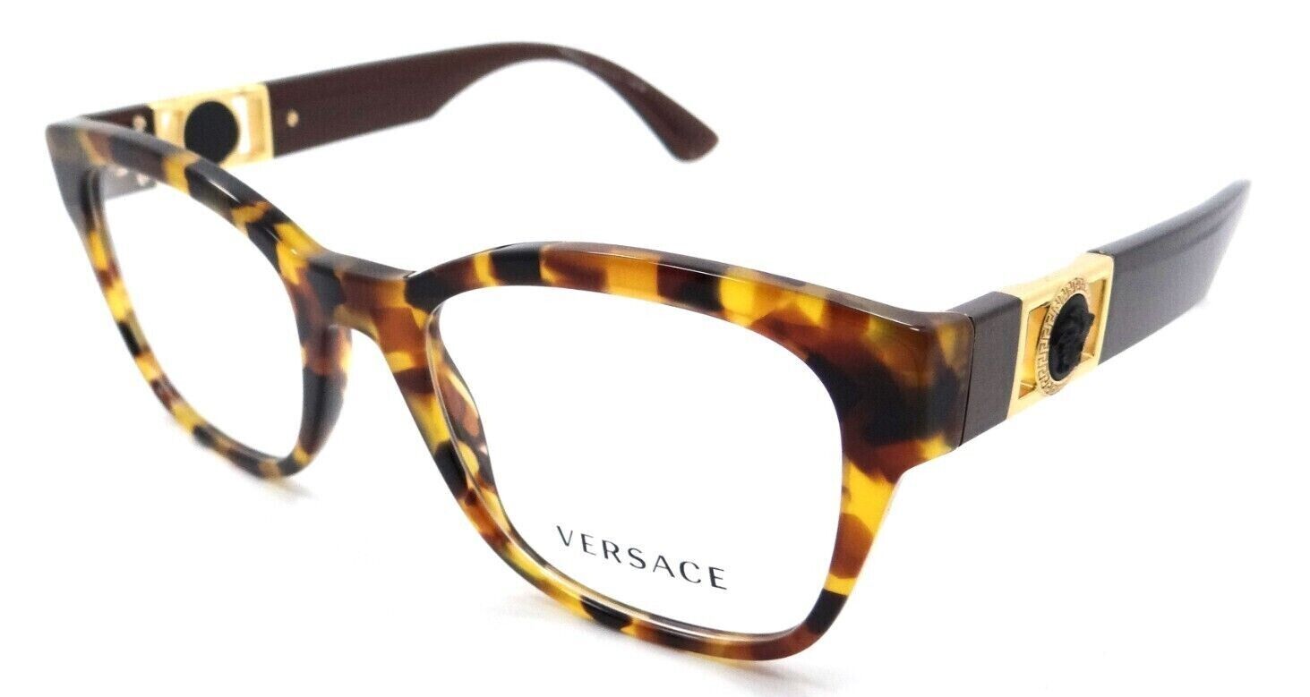 Versace Eyeglasses Frames VE 3314 5119 52-20-145 Havana Made in Italy-8056597619783-classypw.com-1