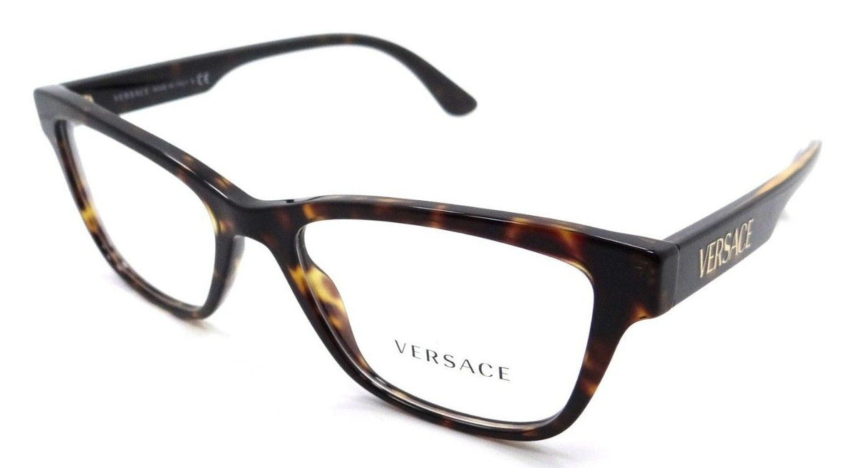 Versace Eyeglasses Frames VE 3316 108 55-18-145 Havana Made in Italy-8056597645553-classypw.com-1
