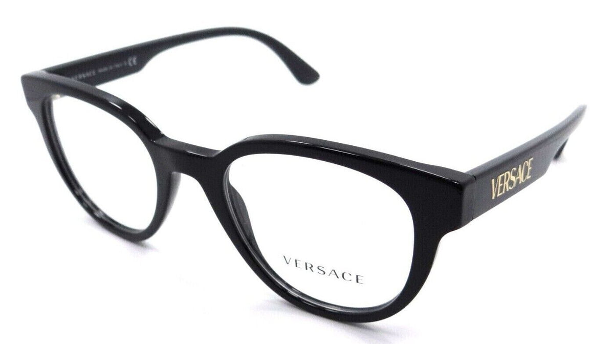 Versace Eyeglasses Frames VE 3317 GB1 49-20-145 Black Made in Italy-8056597646796-classypw.com-1