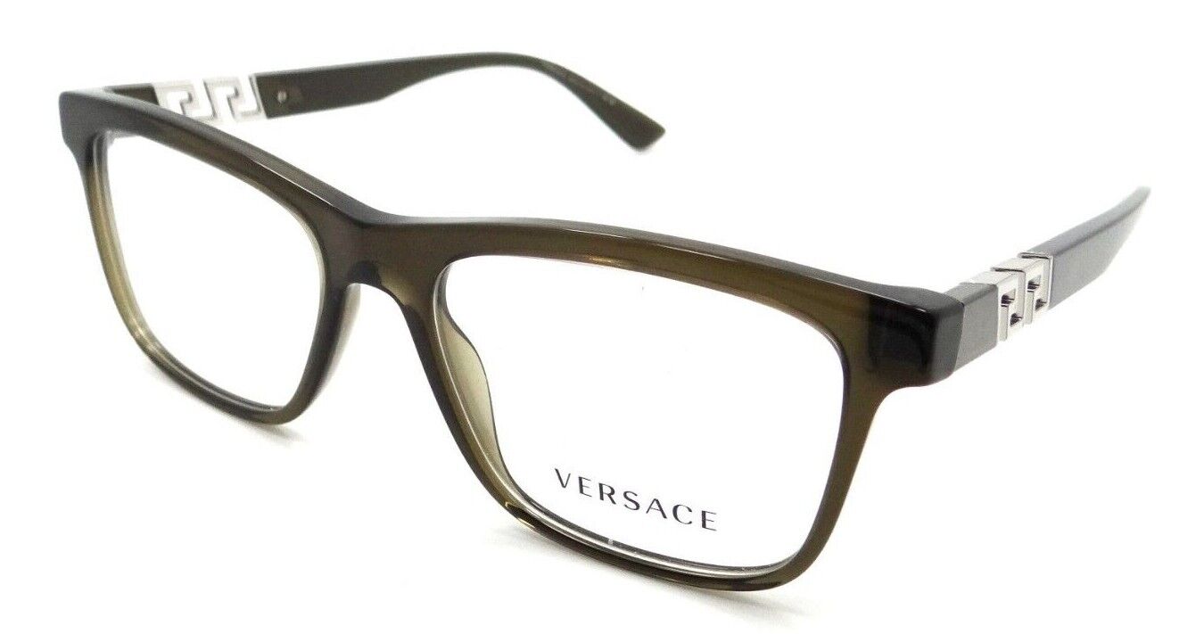 Versace Eyeglasses Frames VE 3319 200 53-17-145 Transparent Green Made in Italy-8056597642217-classypw.com-1