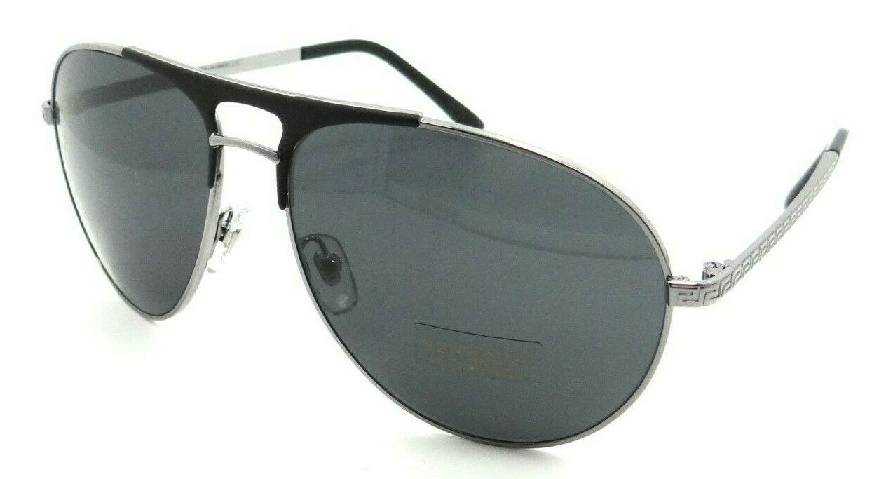 Versace Sunglasses VE 2164 1001/87 60-15-140 Gunmetal - Matte Black / Dark Grey-8053672464962-classypw.com-1