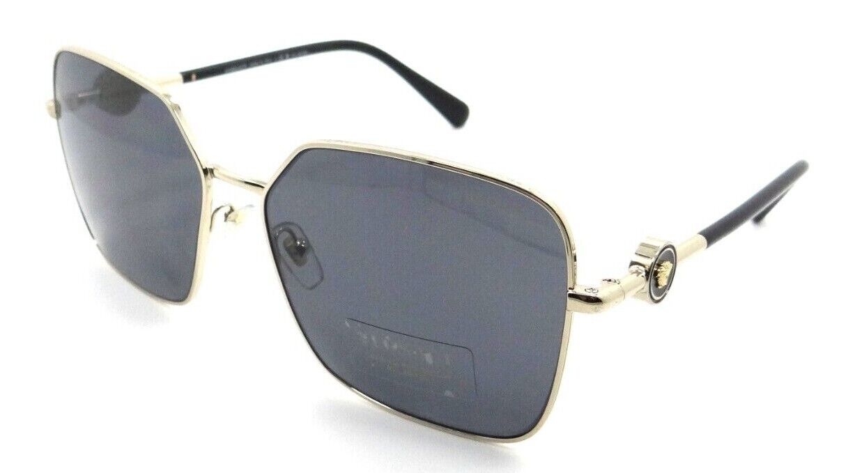 Versace Sunglasses VE 2227 1002/81 59-15-140 Gold / Dark Grey Polarized Italy-8056597353380-classypw.com-1
