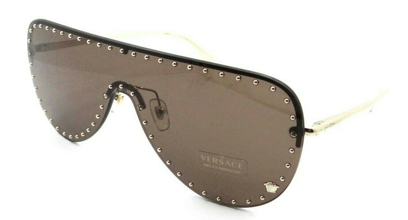 Versace Sunglasses VE 2230B 1252/73 45-xx-140 Pale Gold / Dark Brown Italy-8056597384766-classypw.com-1
