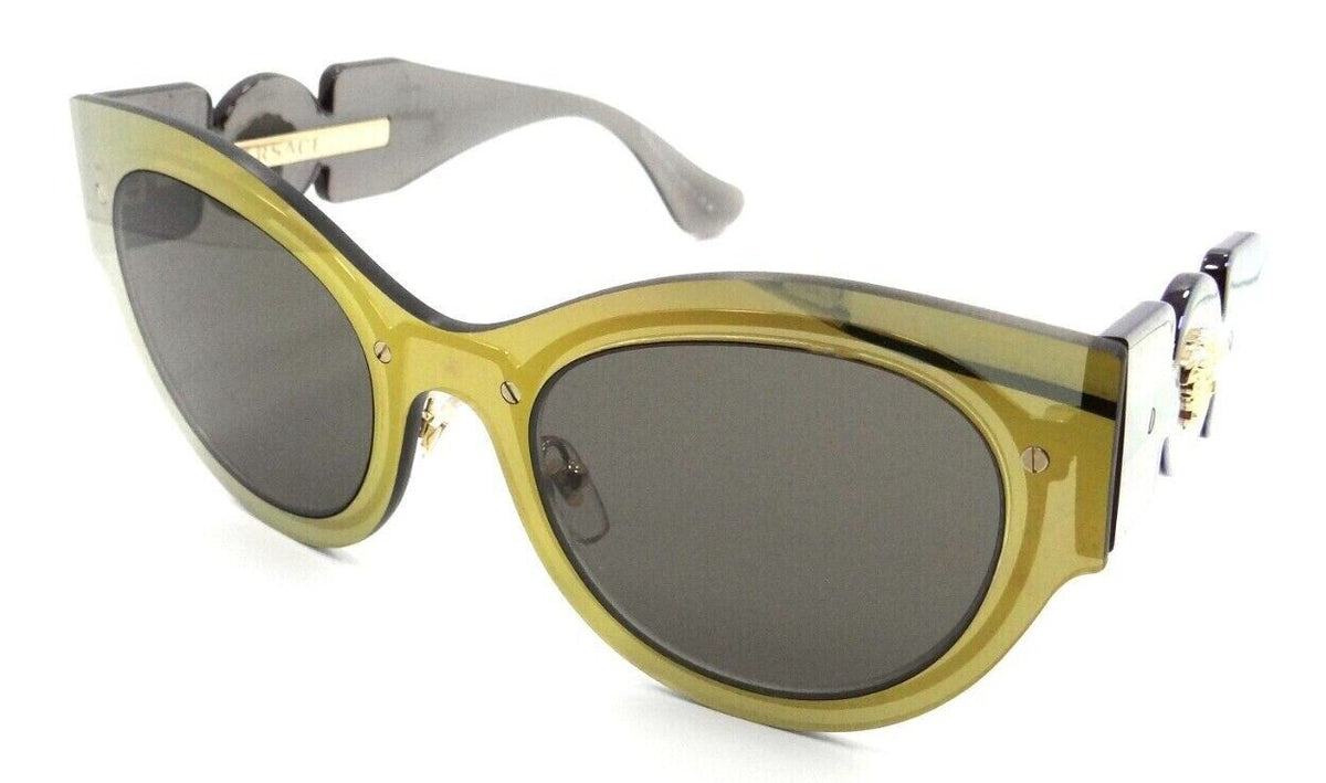 Versace Sunglasses VE 2234 1002/3 53-24-140 Transparent Brown Mirror Gold /Brown-8056597539555-classypw.com-1